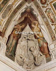 Casina of Pius IV Casina - Hall of Gethsemane - Vault - Temperance and Speranza | Andrea Jemolo