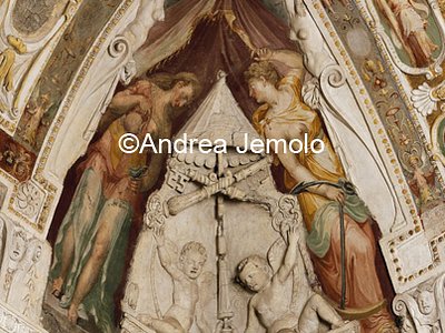 Casina of Pius IV Casina - Hall of Gethsemane - Vault - Temperance and Speranza | Andrea Jemolo