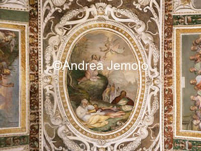 Casina of Pius IV Casina - Hall of Gethsemane - Vault - Jesus in the ortho Gethsemane | Andrea Jemolo