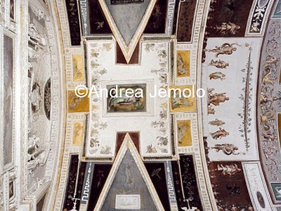 Casina di Pio IV Casina - Galleria o Sala Zuccari - Volta - Particolare del lato destro | Andrea Jemolo