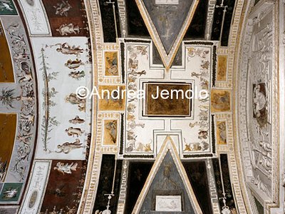 Casina di Pio IV Casina - Galleria o Sala Zuccari - Volta - Particolare del lato sinistro | Andrea Jemolo