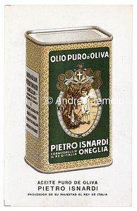 Olive oil Isnardi Advertising postcard | Andrea Jemolo