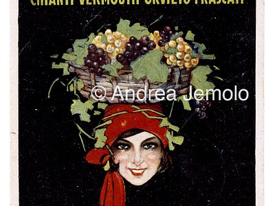 Wines Bertolli Advertising postcard | Andrea Jemolo