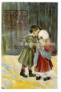 Olive oil Agnesi & Giacccone Advertising postcard | Andrea Jemolo