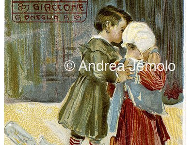 Olive oil Agnesi & Giacccone Advertising postcard | Andrea Jemolo