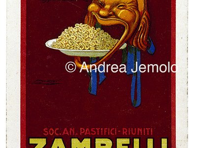 Pastificio Zambelli Bassi Advertising postcard | Andrea Jemolo