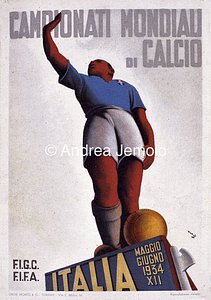 World Soccer Championship Advertising postcard | Andrea Jemolo