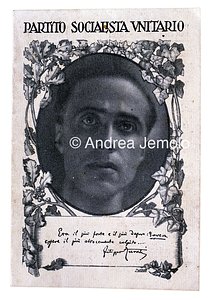 Tessera del Partito Socialista Unitario  | Andrea Jemolo