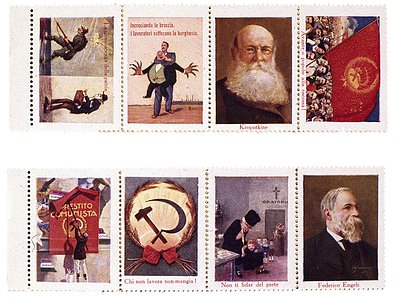 Stamps for subscription of Italian Comunist Party  | Andrea Jemolo