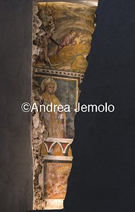 The city after the 2009 earthquake Fresco discovered during restoration work in 2012 | Andrea Jemolo