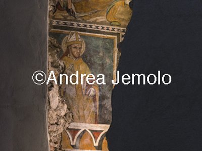 The city after the 2009 earthquake Fresco discovered during restoration work in 2012 | Andrea Jemolo