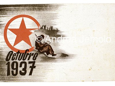 Postcard of Popular Front  | Andrea Jemolo