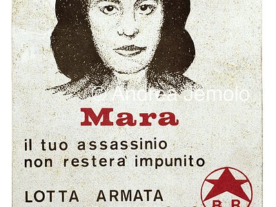 Postcard of Red Brigades  | Andrea Jemolo