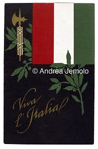 Postcard of fascist propaganda  | Andrea Jemolo