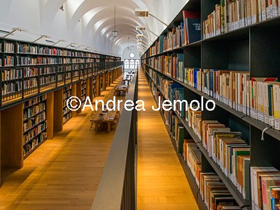 Library of the Nuova Manica Lunga - Cini Foundation in San Giorgio  | Andrea Jemolo