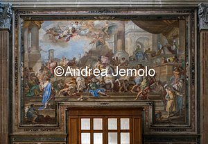 Gesu Nuovo Expulsion of Heliodorus out of the Temple | Andrea Jemolo