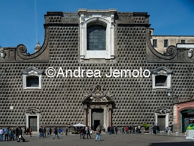 Chiesa del Gesu Nuovo Facciata conservata dal Palazzo Sanseverino | Andrea Jemolo