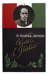 Postcard of fascist propaganda  | Andrea Jemolo