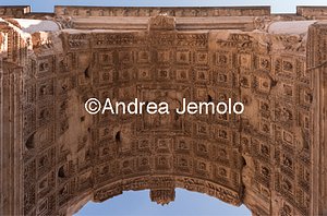 Arc of Titus Decoration coffered in the vault | Andrea Jemolo