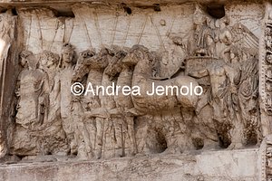 Arc of Titus Titus on the triumphal quadriga | Andrea Jemolo