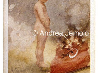 Postcard of fascist propaganda  | Andrea Jemolo
