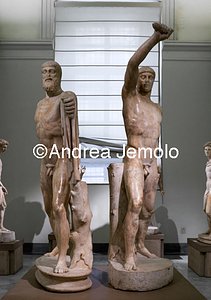 Archaeological National museum Farnese Collection - Group of the Tyrannicides - Harmodios and Aristogeiton | Andrea Jemolo