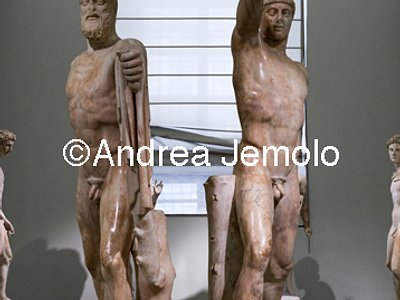 Archaeological National museum Farnese Collection - Group of the Tyrannicides - Harmodios and Aristogeiton | Andrea Jemolo