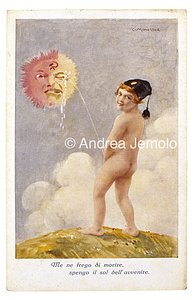 Postcard of fascist propaganda  | Andrea Jemolo