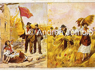 Postcard of fascist propaganda  | Andrea Jemolo