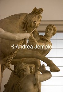 Archaeological National museum Farnese Collection - Farnese Bull - Punishment of Dirce - Detail | Andrea Jemolo