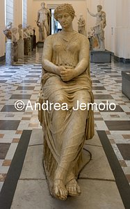 Archaeological National museum Farnese Collection - Portrait of women so-called Agrippina | Andrea Jemolo
