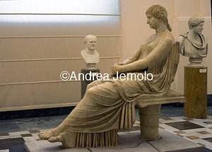 Archaeological National museum Farnese Collection - Portrait of women so-called Agrippina | Andrea Jemolo