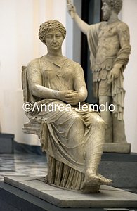 Archaeological National museum Farnese Collection - Portrait of women so-called Agrippina | Andrea Jemolo