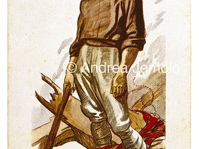 Postcard of fascist propaganda  | Andrea Jemolo