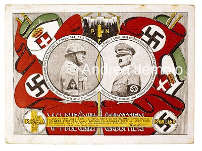 Postcard of fascist propaganda  | Andrea Jemolo