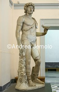 Archaeological National museum Farnese Collection - Antinous - Bacchus | Andrea Jemolo