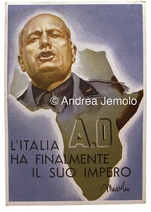 Postcard of fascist propaganda  | Andrea Jemolo