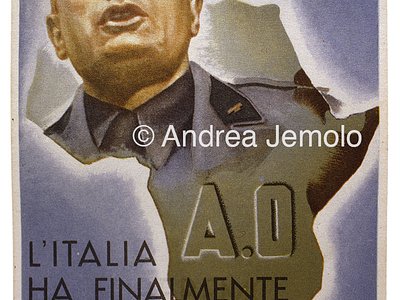 Postcard of fascist propaganda  | Andrea Jemolo