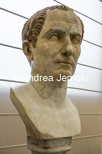 Archaeological National museum Farnese Collection - Bust of Gaius Julius Caesar | Andrea Jemolo