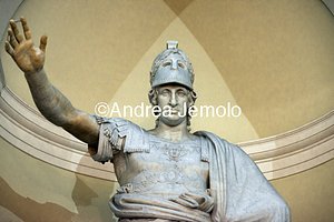Archaeological National museum Ferdinand I of Bourbon - Ferdinand as Minerva - Detail | Andrea Jemolo