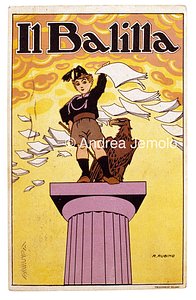 Cartolina per la rivista Il Balilla  | Andrea Jemolo