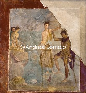 Archaeological National museum Pompeii - House of the Prince of Montenegro - Andromeda and Perseus | Andrea Jemolo