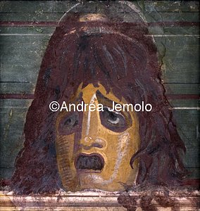 Archaeological National museum Pompeii - Mask tragic | Andrea Jemolo