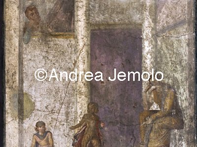 Museo Archeologico Nazionale Pompei - Casa di Giasone - Medea guarda con angoscia i figli | Andrea Jemolo