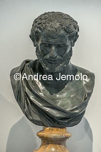 Archaeological National museum Herculaneum - Villa of the Papyri - Democritus - Philosopher | Andrea Jemolo
