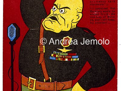 Postcard of anglo-american army in Italy  | Andrea Jemolo
